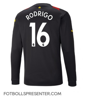 Manchester City Rodri Hernandez #16 Borta Matchtröja 2022-23 Långärmad